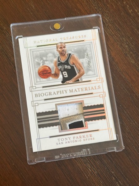 2020-2021 National Treasures game worn 1/1