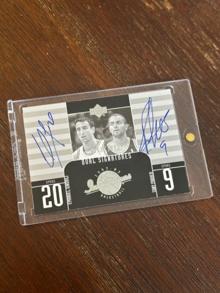 2002-2003 UD Inspirations Dual Auto 1569/1600