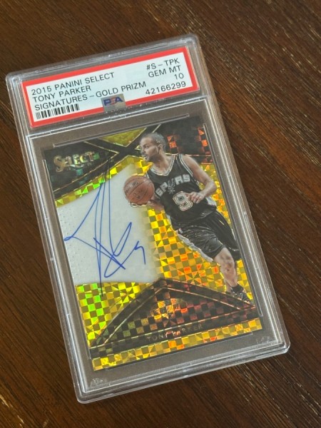 2015 Select gold auto 8/10 PSA 10 (pop 1)