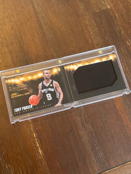 2013-2014 Preferred NBA Finals game worn booklet 40/99